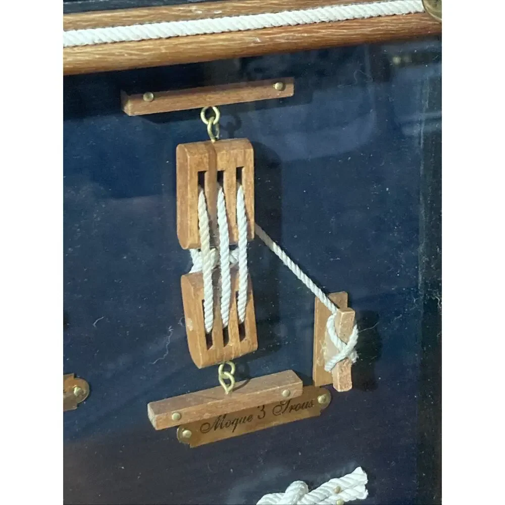 Fisherman's Knot 3 Gauge's ,Clock,Temp,Humidity Wall Decor 24 x 12 Framed